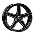 Diewe Wheels Dominar sort med poleret front alufælg – fælgen i dette vinterhjulssæt