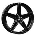 Diewe Wheels Dominar blanksort alufælg – fælgen i dette vinterhjulssæt