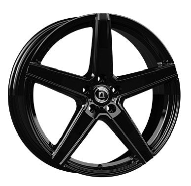 Diewe Wheels Dominar blanksort alufælg – fælgen i dette vinterhjulssæt